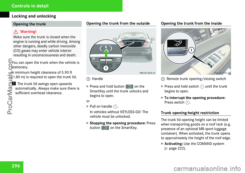 MERCEDES-BENZ CL-CLASS 2009  Owners Manual ProCarManuals.com 