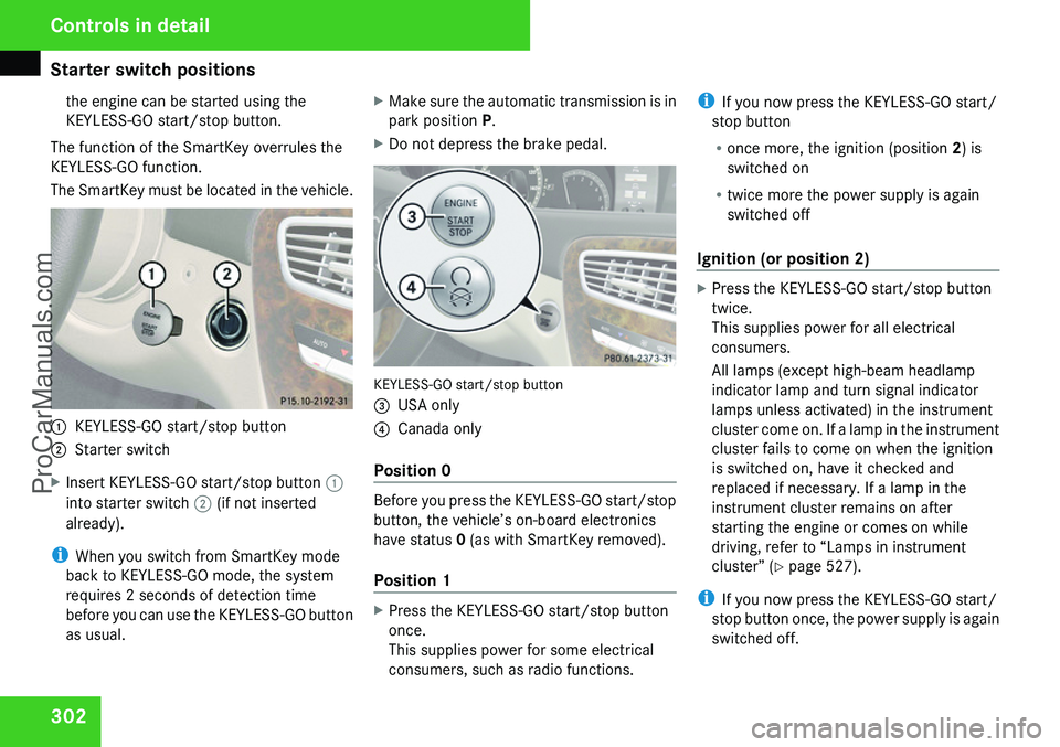 MERCEDES-BENZ CL-CLASS 2009 Owners Manual ProCarManuals.com MERCEDES-BENZ CL-CLASS 2009 Owners Manual ProCarManuals.com