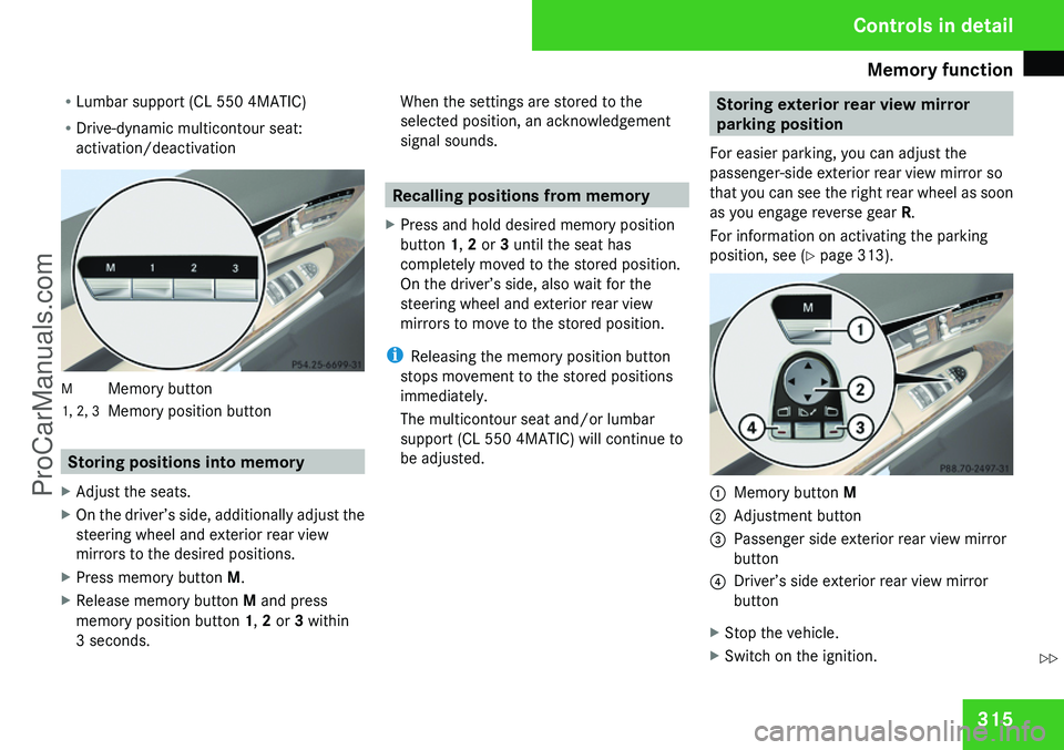MERCEDES-BENZ CL-CLASS 2009 Owners Manual ProCarManuals.com MERCEDES-BENZ CL-CLASS 2009 Owners Manual ProCarManuals.com
