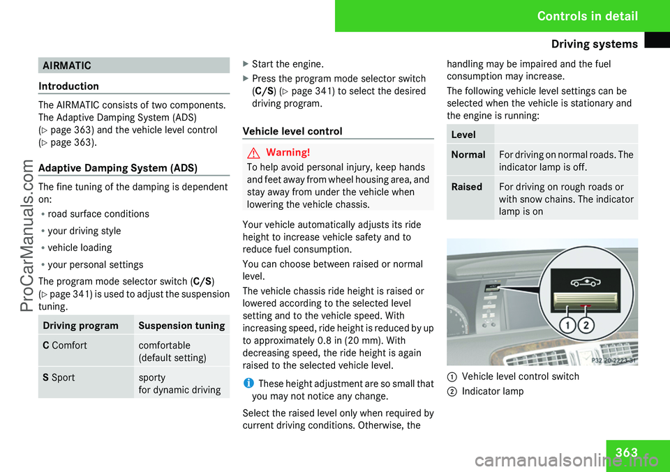 MERCEDES-BENZ CL-CLASS 2009  Owners Manual ProCarManuals.com 