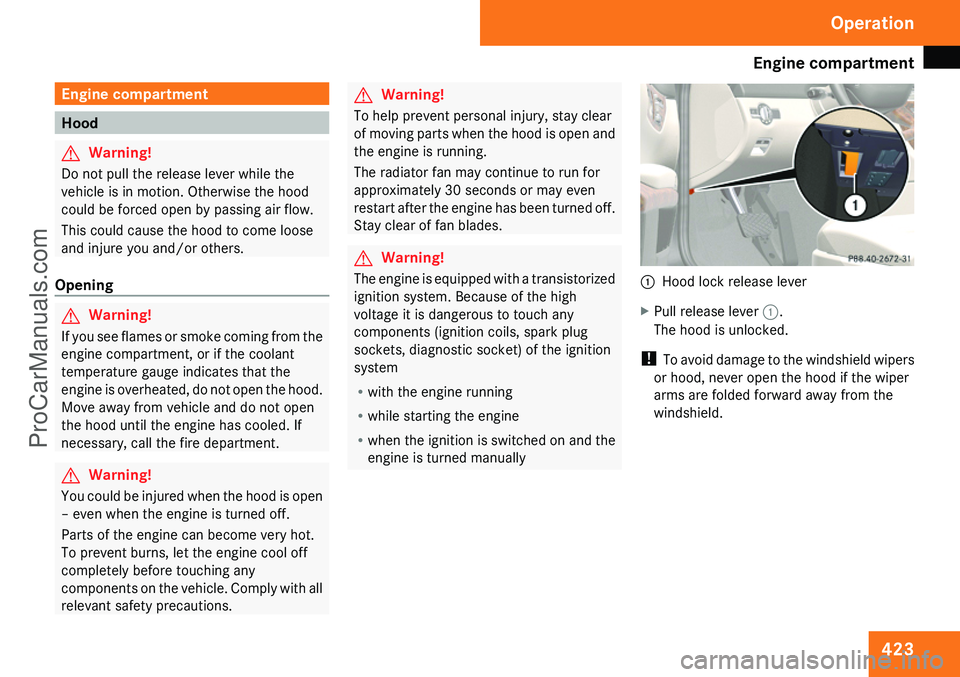 MERCEDES-BENZ CL-CLASS 2009  Owners Manual ProCarManuals.com 