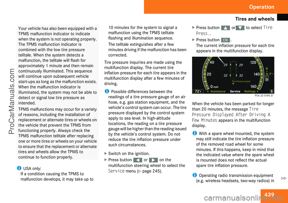MERCEDES-BENZ CL-CLASS 2009  Owners Manual ProCarManuals.com 