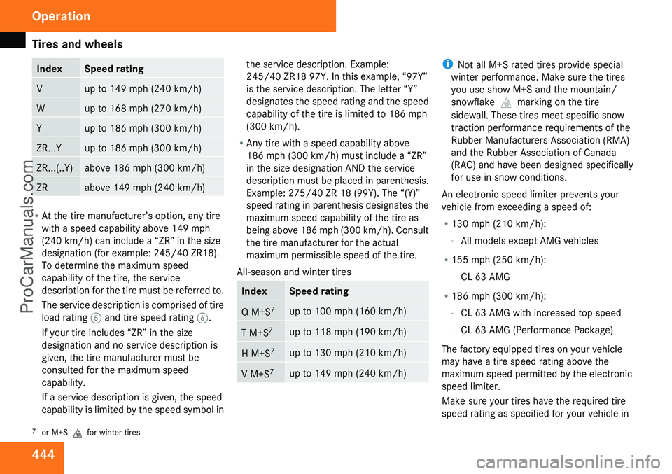 MERCEDES-BENZ CL-CLASS 2009  Owners Manual ProCarManuals.com 