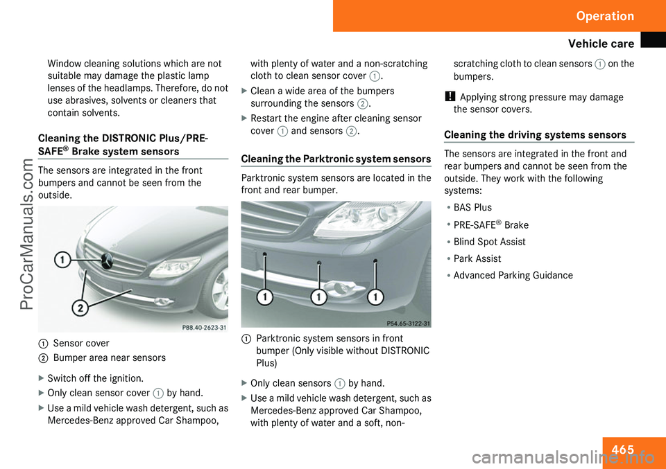 MERCEDES-BENZ CL-CLASS 2009 Owners Manual ProCarManuals.com MERCEDES-BENZ CL-CLASS 2009 Owners Manual ProCarManuals.com