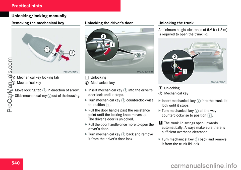 MERCEDES-BENZ CL-CLASS 2009  Owners Manual ProCarManuals.com 