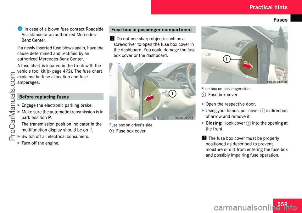 MERCEDES-BENZ CL-CLASS 2009 Owners Manual ProCarManuals.com MERCEDES-BENZ CL-CLASS 2009 Owners Manual ProCarManuals.com