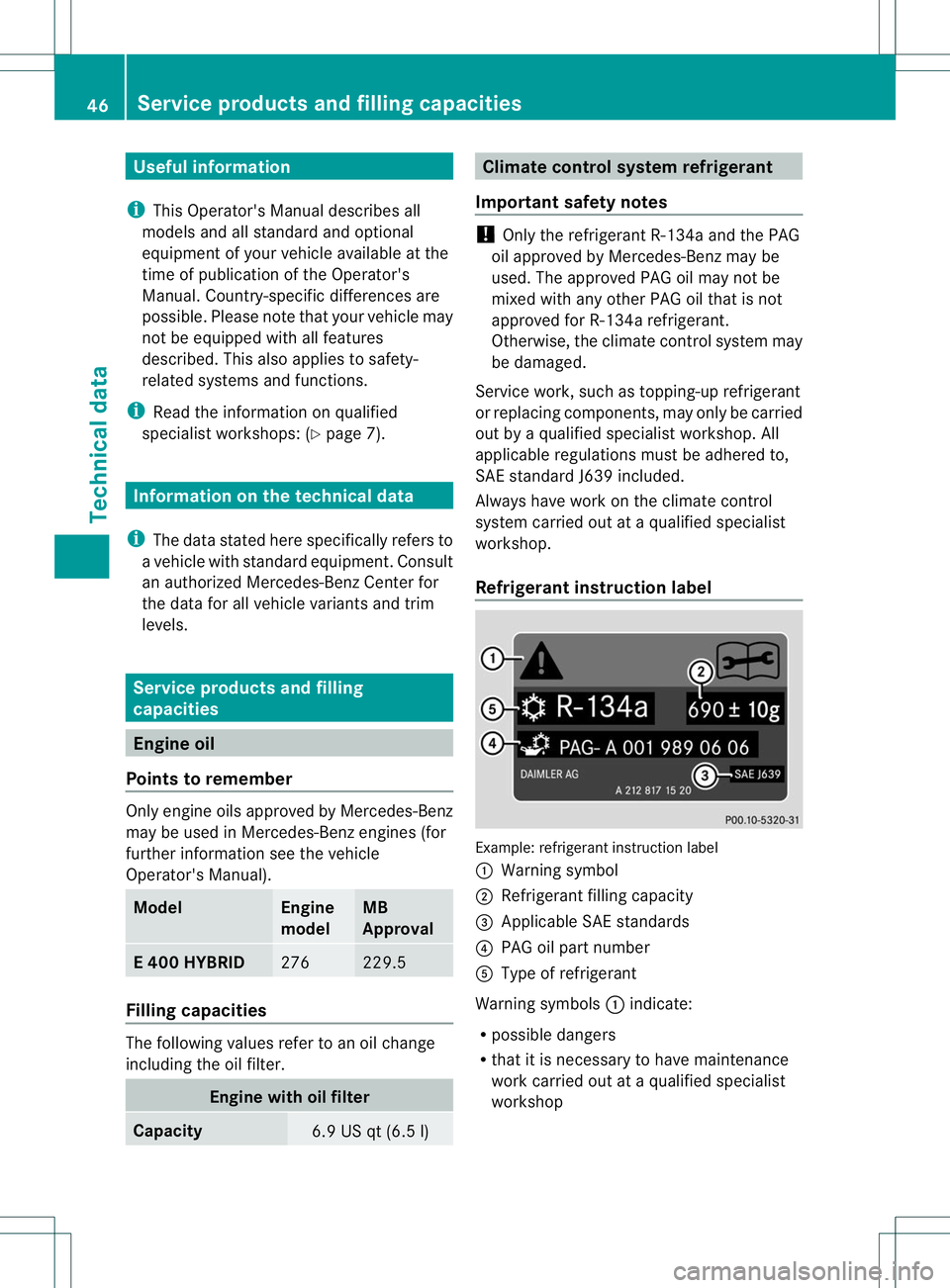 MERCEDES-BENZ E400 HYBRID 2014 Service Manual Useful information
i This Operator's Manual describes all
models and all standard and optional
equipment of your vehicle available at the
time of publication of the Operator's
Manual. Country-