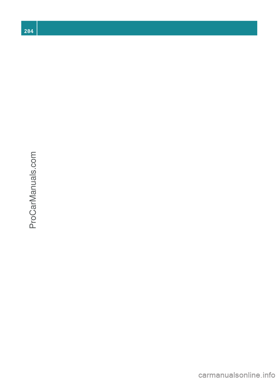 MERCEDES-BENZ G-CLASS 2011  Owners Manual 284ProCarManuals.com 