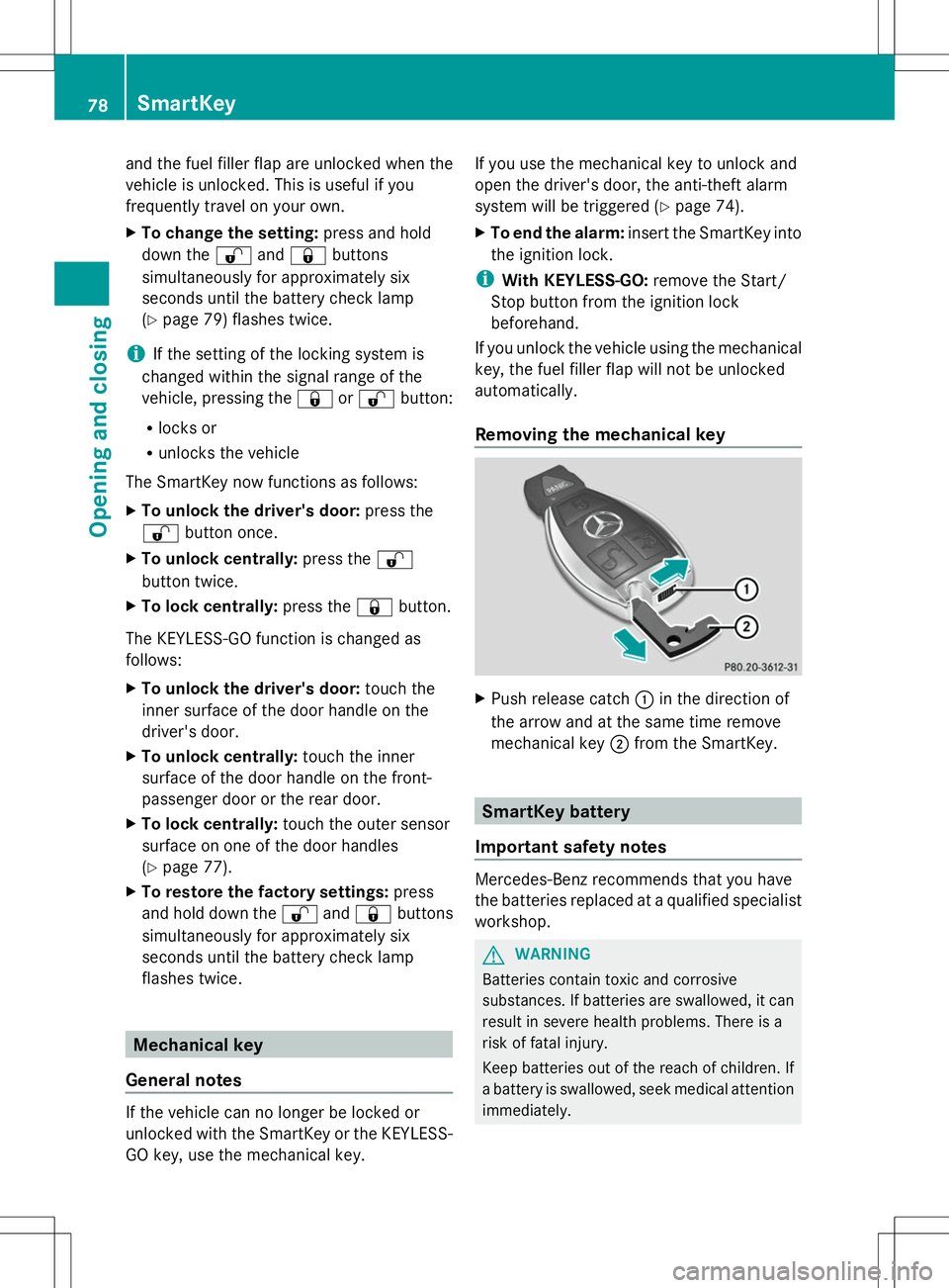 MERCEDES-BENZ GLK-CLASS SUV 2014 Manual PDF and the fuel filler flap are unlocked when the
vehicle is unlocked. This is useful if you
frequently travel on your own.
X To change the setting: press and hold
down the %and& buttons
simultaneously f MERCEDES-BENZ GLK-CLASS SUV 2014 Manual PDF and the fuel filler flap are unlocked when the
vehicle is unlocked. This is useful if you
frequently travel on your own.
X To change the setting: press and hold
down the %and& buttons
simultaneously f