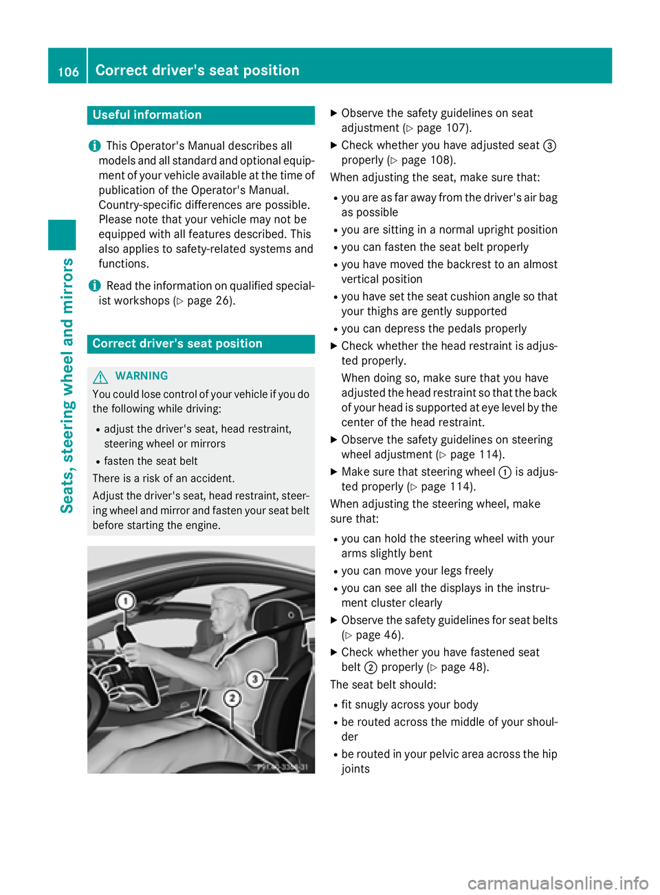 MERCEDES-BENZ S-COUPE 2016 Owners Manual Useful information
i
This Operator's Manual describes all
models and all standard and optional equip-
ment of your vehicle available at the time of
publication of the Operator's Manual.
Countr MERCEDES-BENZ S-COUPE 2016 Owners Manual Useful information
i
This Operator's Manual describes all
models and all standard and optional equip-
ment of your vehicle available at the time of
publication of the Operator's Manual.
Countr