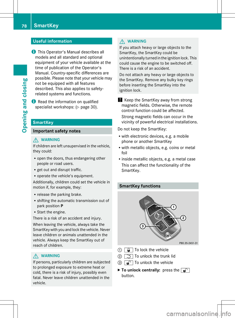 MERCEDES-BENZ SL-CLASS ROADSTER 2014 Manual PDF Useful information
i This Operator's Manual describes all
models and all standard and optional
equipment of your vehicle available at the
time of publication of the Operator's
Manual. Country- MERCEDES-BENZ SL-CLASS ROADSTER 2014 Manual PDF Useful information
i This Operator's Manual describes all
models and all standard and optional
equipment of your vehicle available at the
time of publication of the Operator's
Manual. Country-