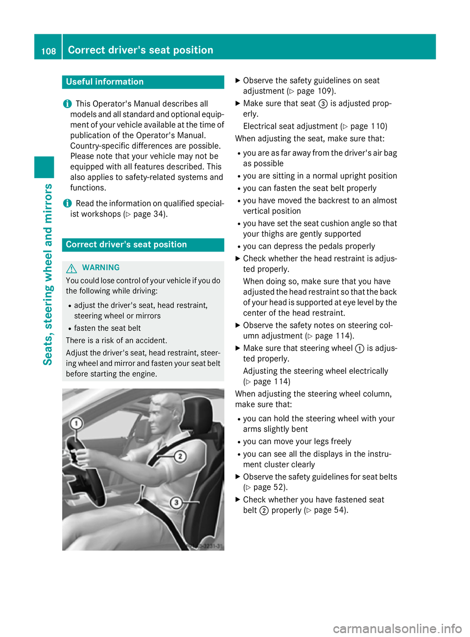 MERCEDES-BENZ SL-CLASS ROADSTER 2016  Owners Manual Useful information
i
This Operator's Manual describes all
models and all standard and optional equip-
ment of your vehicle available at the time of
publication of the Operator's Manual.
Countr