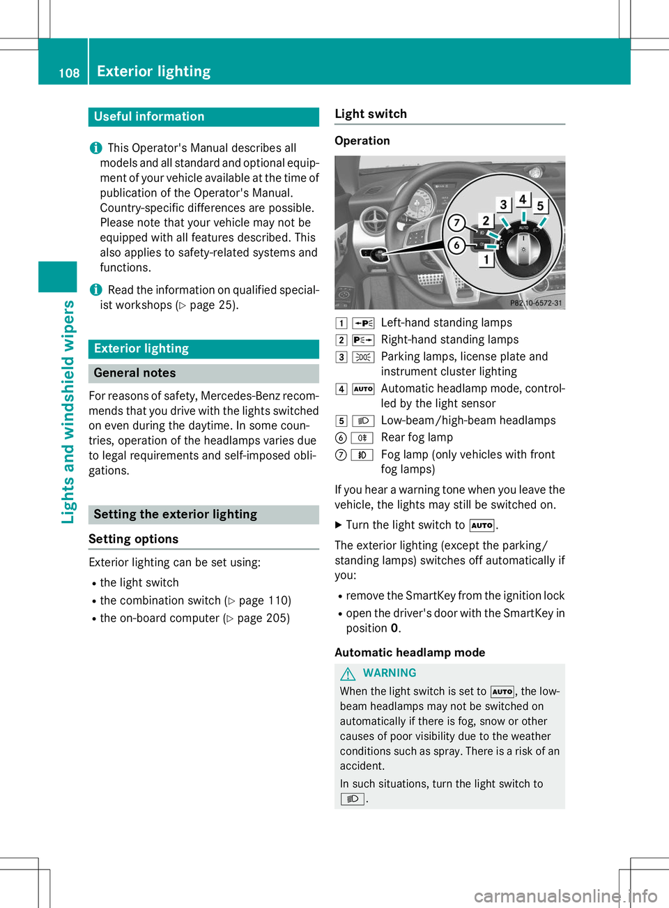 MERCEDES-BENZ SLK-CLASS ROADSTER 2015 Owners Manual Useful information
iThis Operator's Manual describes all
models and all standard and optional equip- ment of your vehicle available at the time of
publication of the Operator's Manual.
Countr MERCEDES-BENZ SLK-CLASS ROADSTER 2015 Owners Manual Useful information
iThis Operator's Manual describes all
models and all standard and optional equip- ment of your vehicle available at the time of
publication of the Operator's Manual.
Countr