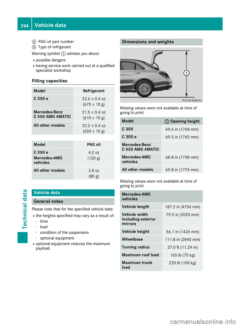 MERCEDES-BENZ C CLASS 2016  Owners Manual �