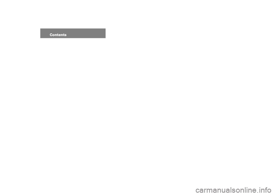 MERCEDES-BENZ C CLASS COUPE 2003 Owners Manual Contents MERCEDES-BENZ C CLASS COUPE 2003 Owners Manual Contents