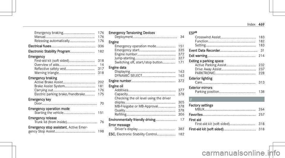 MERCEDES-BENZ C CLASS COUPE 2023  Owners Manual �E�m�e�r�g�e�n�c�y� �b�r�a�k�i�n�g�.�.�.�.�.�.�.�.�.�.�.�.�.�.�.�.�.�.�.�.�.�.�.�.�.�.�.�.�.�.�.�. �1�7�6
�M�a�n�u�a�l�.�.�.�.�.�.�.�.�.�.�.�.�.�.�.�.�.�.�.�.�.�.�.�.�.�.�.�.�.�.�.�.�.�.�.�.�.�.�.�.�.