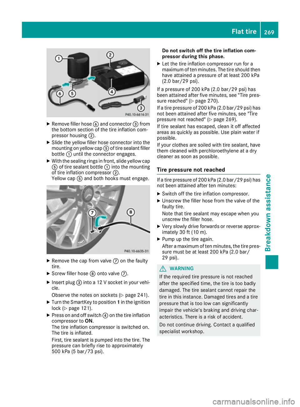 MERCEDES-BENZ CLA 2017  Owners Manual X
Remove filler hos e �