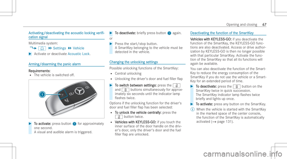 MERCEDES-BENZ CLA 2022  Owners Manual AA
ctiv ctiv
atin g/deactiv atin
g/deactiv atingt atin
gthe acous he
acous ticloc tic
locking king
v v
er er
i/- i/-
cation cation
signal sign
al Mul
timed iasystem:
4 © 5
Settings 5
Vehi cle #
Act