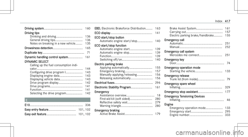 MERCEDES-BENZ CLA 2023  Owners Manual �D�r�i�v�i�n�g� �s�y�s�t�e�m�.�.�.�.�.�.�.�.�.�.�.�.�.�.�.�.�.�.�.�.�.�.�.�.�.�.�.�.�.�.�.�.�.�.�.�.�.�.�.�.�.�.�.�.�. �1�6�0
�D�r�i�v�i�n�g� �t�i�p�s �D�r�i�n�k�i�n�g� �a�n�d� �d�r�i�v�i�n�g�.�.�.�.�