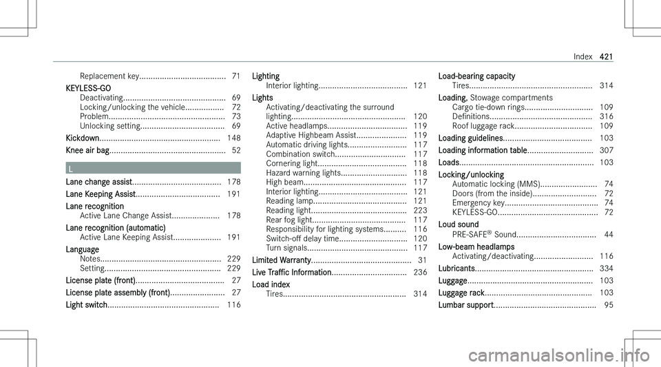MERCEDES-BENZ CLA 2023  Owners Manual �R�e�p�l�a�c�e�m�e�n�t� �k�e�y�.�.�.�.�.�.�.�.�.�.�.�.�.�.�.�.�.�.�.�.�.�.�.�.�.�.�.�.�.�.�.�.�.�.�.�.�.�. �7�1
�K�E�Y�L�E�S�S�-�G�O �D�e�a�c�t�i�v�a�t�i�n�g�.�.�.�.�.�.�.�.�.�.�.�.�.�.�.�.�.�.�.�.�.�