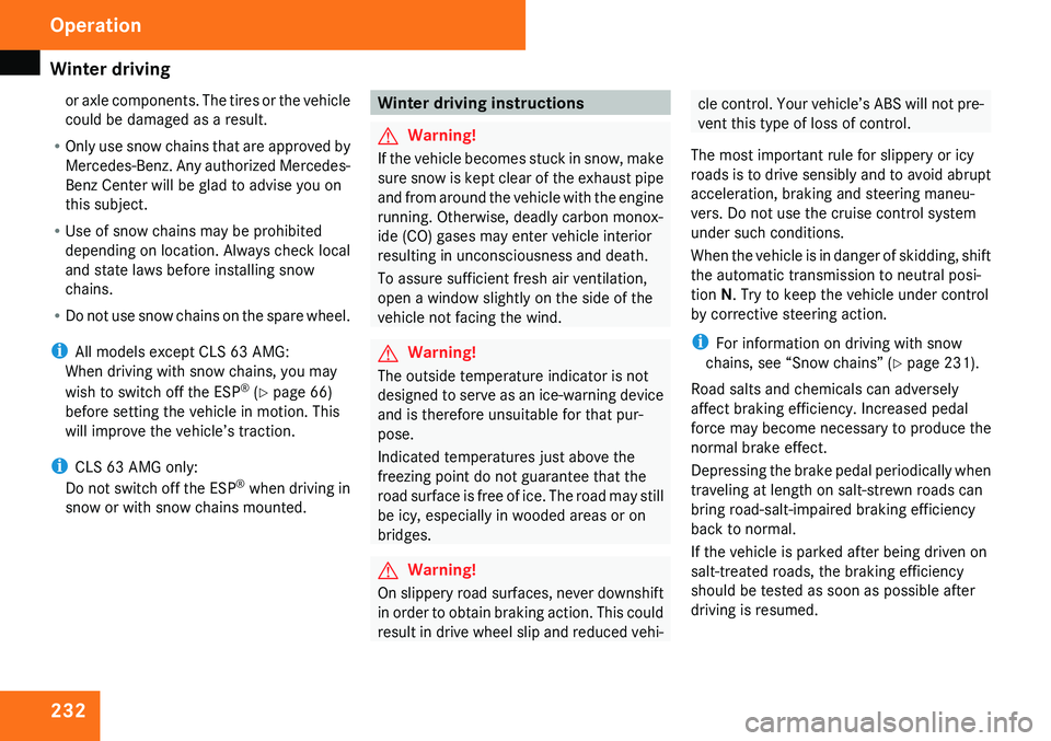 MERCEDES-BENZ CLS 2009  Owners Manual 