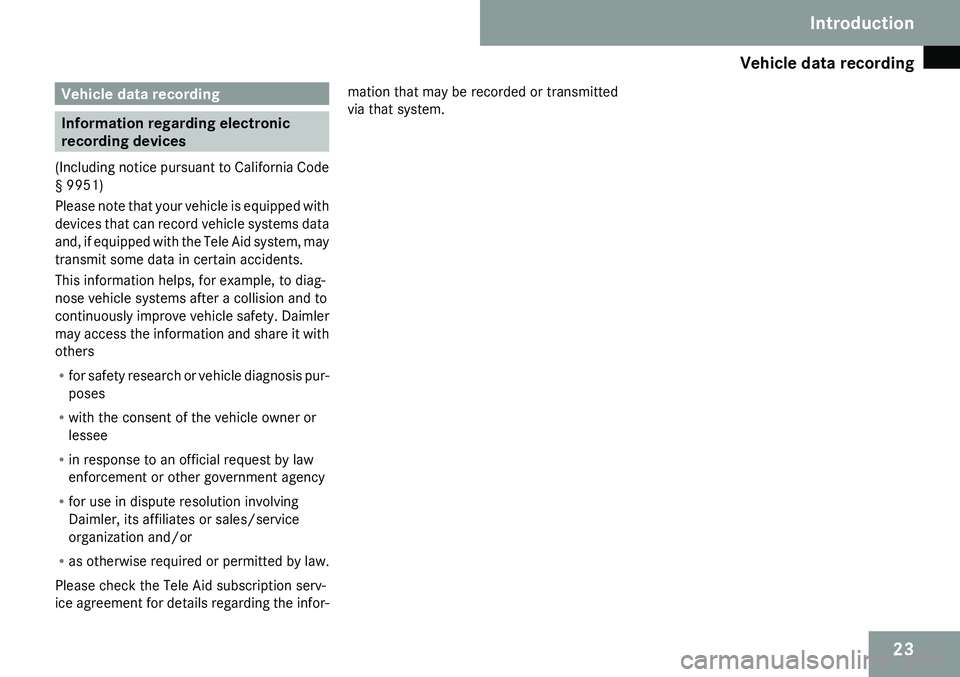 MERCEDES-BENZ CLS 2009 Owners Manual 