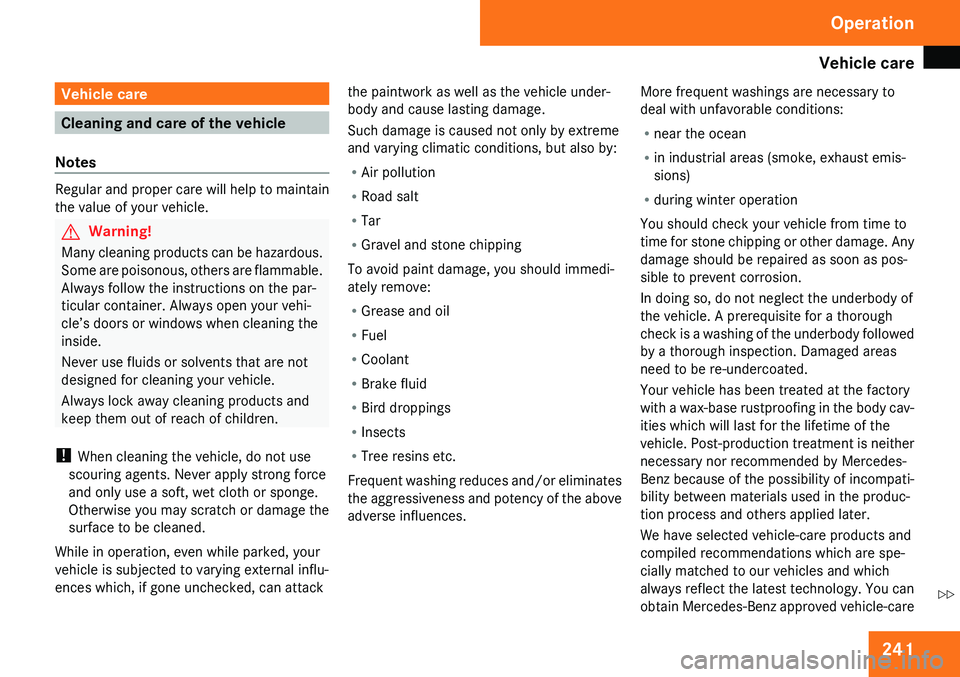 MERCEDES-BENZ CLS 2009  Owners Manual 