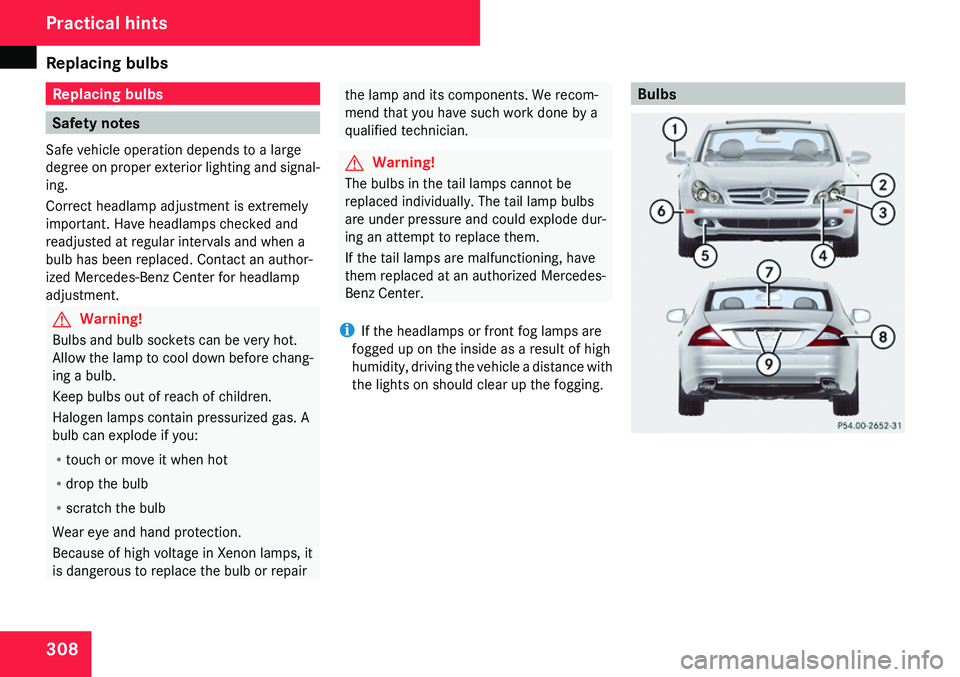 MERCEDES-BENZ CLS 2009 Owners Manual MERCEDES-BENZ CLS 2009 Owners Manual