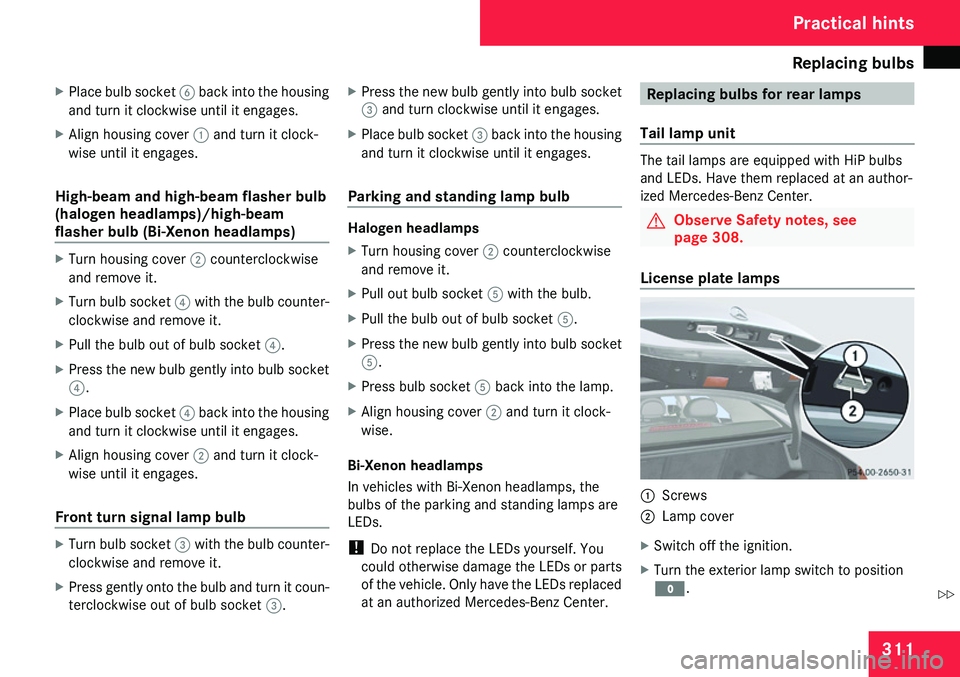 MERCEDES-BENZ CLS 2009 Owners Manual MERCEDES-BENZ CLS 2009 Owners Manual
