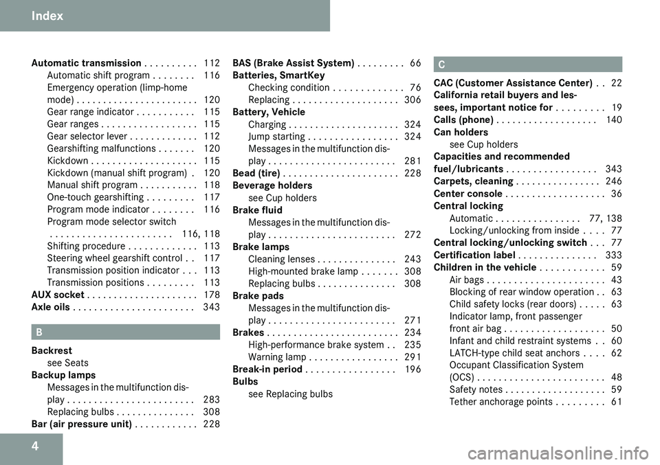 MERCEDES-BENZ CLS 2009 Owners Manual MERCEDES-BENZ CLS 2009 Owners Manual