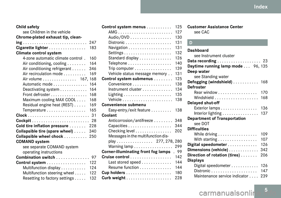 MERCEDES-BENZ CLS 2009  Owners Manual 