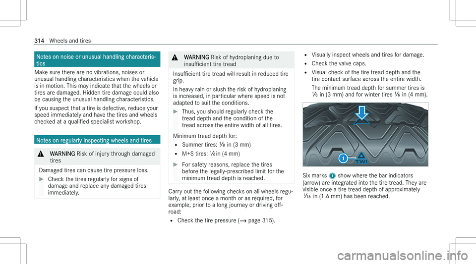 MERCEDES-BENZ E CLASS 2023  Owners Manual �N�o�t�e�s� �o�n� �n�o�i�s�e� �o�r� �u�n�u�s�u�a�l� �h�a�n�d�l�i�n�g� �c�h�a�r�a�c�t�e�r�i�s�-�t�i�c�s
�M�a�k�e� �s�u�r�e� �t�h�e�r�e� �a�r�e� �n�o� �v�i�b�r�a�t�i�o�n�s�,� �n�o�i�s�e�s� �o�r �u�n�u�s