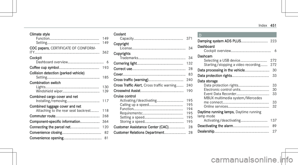 MERCEDES-BENZ E CLASS WAGON 2023  Owners Manual �C�l�i�m�a�t�e� �s�t�y�l�e�F�u�n�c�t�i�o�n�.�.�.�.�.�.�.�.�.�.�.�.�.�.�.�.�.�.�.�.�.�.�.�.�.�.�.�.�.�.�.�.�.�.�.�.�.�.�.�.�.�.�.�.�.�.�.�. �1�4�9
�S�e�t�t�i�n�g�.�.�.�.�.�.�.�.�.�.�.�.�.�.�.�.�.�.�.�.