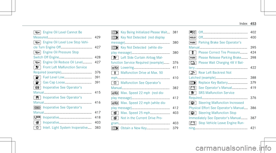 MERCEDES-BENZ E CLASS WAGON 2023  Owners Manual �