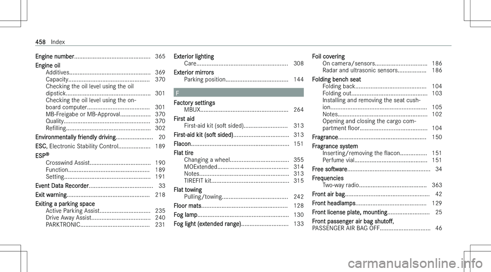 MERCEDES-BENZ E CLASS WAGON 2023  Owners Manual �E�n�g�i�n�e� �n�u�m�b�e�r�.�.�.�.�.�.�.�.�.�.�.�.�.�.�.�.�.�.�.�.�.�.�.�.�.�.�.�.�.�.�.�.�.�.�.�.�.�.�.�.�.�.�.�.�. �3�6�5
�E�n�g�i�n�e� �o�i�l �A�d�d�i�t�i�v�e�s�.�.�.�.�.�.�.�.�.�.�.�.�.�.�.�.�.�.�