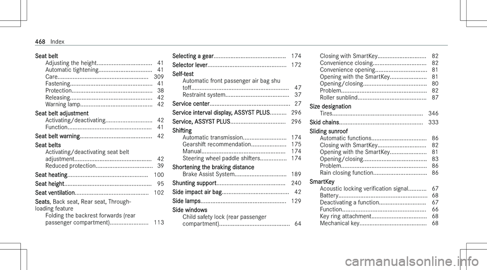 MERCEDES-BENZ E CLASS WAGON 2023  Owners Manual �S�e�a�t� �b�e�l�t�A�d�j�u�s�t�i�n�g� �t�h�e� �h�e�i�g�h�t�.�.�.�.�.�.�.�.�.�.�.�.�.�.�.�.�.�.�.�.�.�.�.�.�.�.�.�.�.�.�.�.�. �4�1�A�u�t�o�m�a�t�i�c� �t�i�g�h�t�e�n�i�n�g�.�.�.�.�.�.�.�.�.�.�.�.�.�.�.�