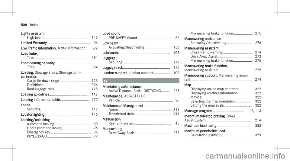 MERCEDES-BENZ EQE 2023  Owners Manual �L�i�g�h�t�s� �a�s�s�i�s�t�a�n�t�H�i�g�h� �b�e�a�m�.�.�.�.�.�.�.�.�.�.�.�.�.�.�.�.�.�.�.�.�.�.�.�.�.�.�.�.�.�.�.�.�.�.�.�.�.�.�.�.�.�.�.�.�. �1�4�5
�L�i�m�i�t�e�d� �W�a�r�r�a�n�t�y �.�.�.�.�.�.�.�.�.�