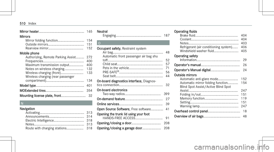 MERCEDES-BENZ EQE 2023  Owners Manual �M�i�r�r�o�r� �h�e�a�t�e�r�.�.�.�.�.�.�.�.�.�.�.�.�.�.�.�.�.�.�.�.�.�.�.�.�.�.�.�.�.�.�.�.�.�.�.�.�.�.�.�.�.�.�.�.�.�.�.�. �1�6�5
�M�i�r�r�o�r�s �M�i�r�r�o�r� �f�o�l�d�i�n�g� �f�u�n�c�t�i�o�n�.�.�.�.�