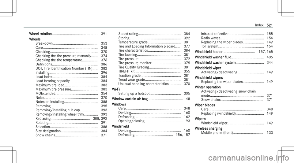 MERCEDES-BENZ EQE 2023  Owners Manual �W�h�e�e�l� �r�o�t�a�t�i�o�n�.�.�.�.�.�.�.�.�.�.�.�.�.�.�.�.�.�.�.�.�.�.�.�.�.�.�.�.�.�.�.�.�.�.�.�.�.�.�.�.�.�.�.�.�. �3�9�1
�W�h�e�e�l�s �B�r�e�a�k�d�o�w�n�.�.�.�.�.�.�.�.�.�.�.�.�.�.�.�.�.�.�.�.�.�