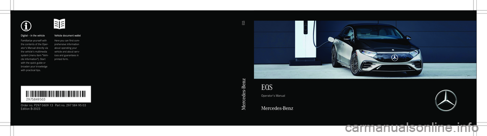 MERCEDES-BENZ EQS 2023  Owners Manual �D�i�g�i�t�a�l�