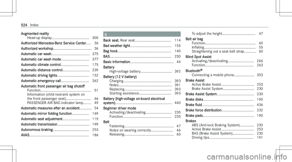 MERCEDES-BENZ EQS 2023  Owners Manual �A�u�g�m�e�n�t�e�d� �r�e�a�l�i�t�y�H�e�a�d�-�u�p� �d�i�s�p�l�a�y�.�.�.�.�.�.�.�.�.�.�.�.�.�.�.�.�.�.�.�.�.�.�.�.�.�.�.�.�.�.�.�.�.�.�.�.�. �3�0�0
�A�u�t�h�o�r�i�z�e�d� �M�e�r�c�e�d�e�s�-�B�e�n�z� �S�e