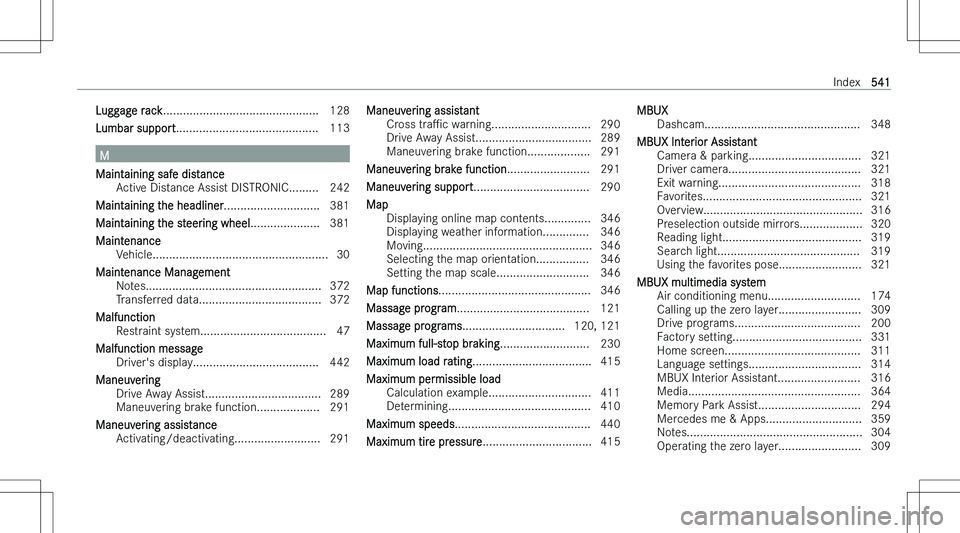 MERCEDES-BENZ EQS 2023  Owners Manual �L�u�g�g�a�g�e� �r�a�c�k�.�.�.�.�.�.�.�.�.�.�.�.�.�.�.�.�.�.�.�.�.�.�.�.�.�.�.�.�.�.�.�.�.�.�.�.�.�.�.�.�.�.�.�.�.�.�. �1�2�8
�L�u�m�b�a�r� �s�u�p�p�o�r�t �.�.�.�.�.�.�.�.�.�.�.�.�.�.�.�.�.�.�.�.�.�.�