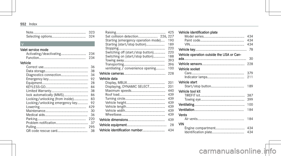 MERCEDES-BENZ EQS SUV 2023  Owners Manual �N�o�t�e�.�.�.�.�.�.�.�.�.�.�.�.�.�.�.�.�.�.�.�.�.�.�.�.�.�.�.�.�.�.�.�.�.�.�.�.�.�.�.�.�.�.�.�.�.�.�.�.�.�.�.�.�.�. �3�2�3
�S�e�l�e�c�t�i�n�g� �o�p�t�i�o�n�s�.�.�.�.�.�.�.�.�.�.�.�.�.�.�.�.�.�.�.�.�.