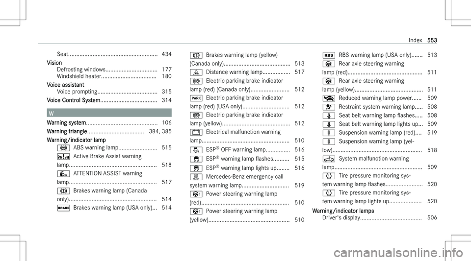MERCEDES-BENZ EQS SUV 2023  Owners Manual �S�e�a�t�.�.�.�.�.�.�.�.�.�.�.�.�.�.�.�.�.�.�.�.�.�.�.�.�.�.�.�.�.�.�.�.�.�.�.�.�.�.�.�.�.�.�.�.�.�.�.�.�.�.�.�.�.�.�. �4�3�4
�V�i�s�i�o�n �D�e�f�r�o�s�t�i�n�g� �w�i�n�d�o�w�s�.�.�.�.�.�.�.�.�.�.�.�.�