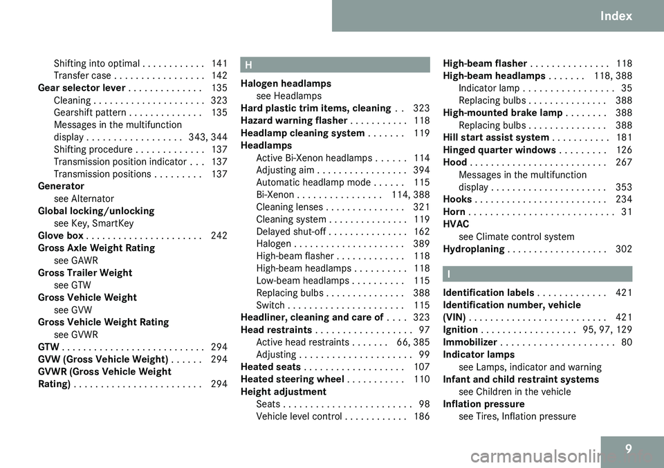 MERCEDES-BENZ GL 2009 User Guide 