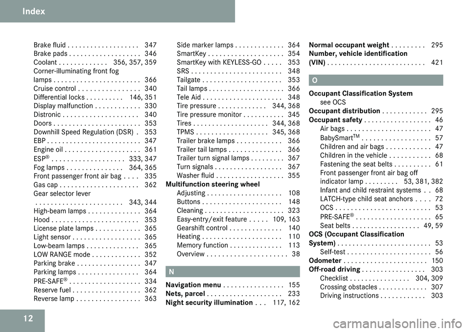 MERCEDES-BENZ GL 2009 User Guide 