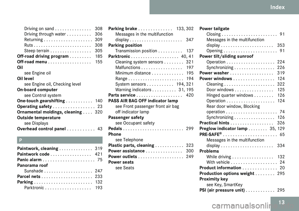 MERCEDES-BENZ GL 2009 User Guide 