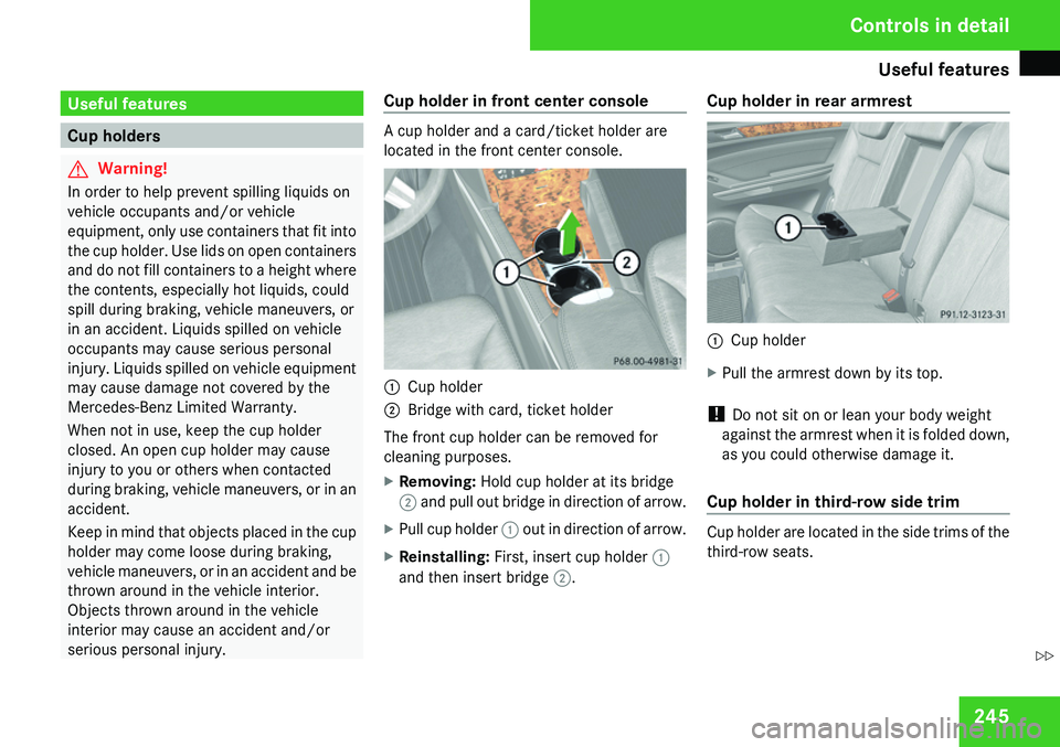 MERCEDES-BENZ GL 2009  Owners Manual 