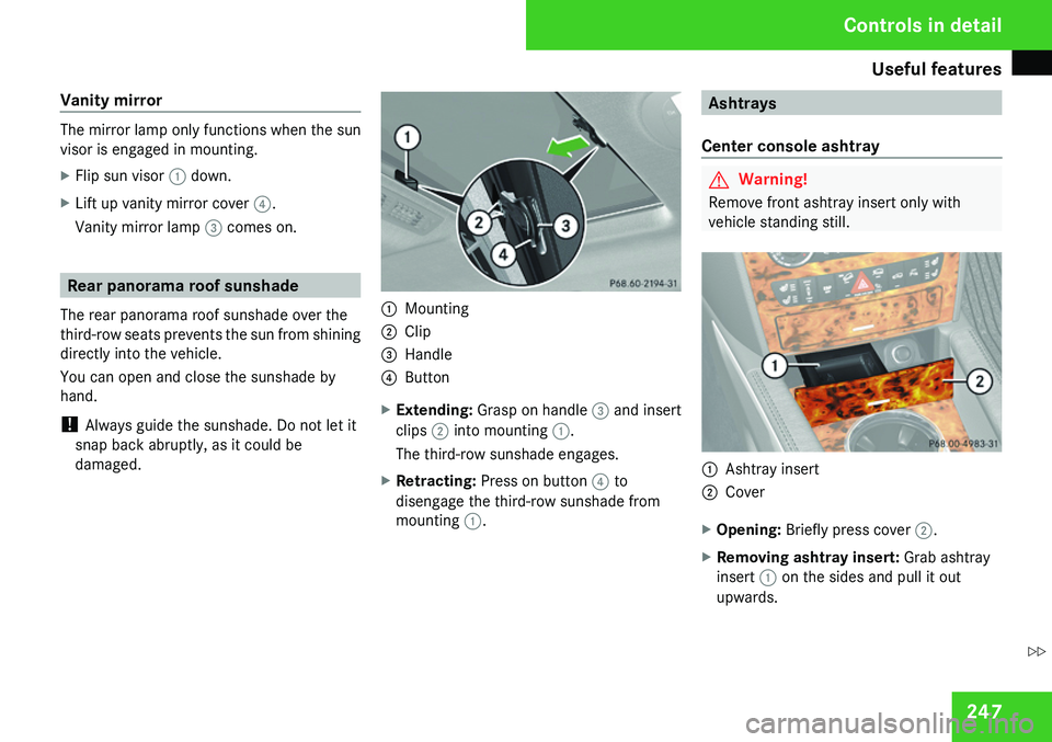 MERCEDES-BENZ GL 2009  Owners Manual 