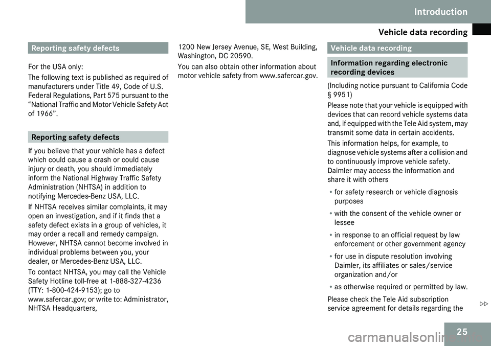 MERCEDES-BENZ GL 2009 Owners Manual MERCEDES-BENZ GL 2009 Owners Manual